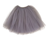 Long Fluffy Tulle Tutu Skirt in Color Light Pink