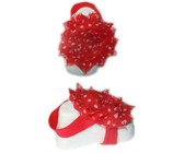 Baby Headbands Girl's Fine Flower Footies (Baby Bare Foot Sandals) - White (0 - 2 Years)