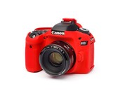 easyCover PRO Silicon DSLR Case for Canon 80D - Red