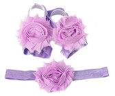 Croshka Designs Set of Two Flower Headbands in Ivory