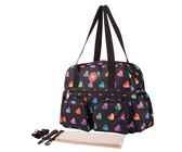 Lily & Rose Sequenced Bucket Bag - Black & Gold