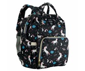 Outdoor Travel Baby Diaper Bag - Black