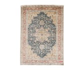 Apadana M-Kashan Navy Blue with Red Kashan Design (350x250)