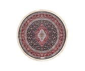 Apadana M-Kashan Navy Blue with Red Kashan Design (350x250)