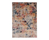 Lush Living Rug Wisteria Nouveau Shaggy - Blue - 70 x 110cm - Pack of 4