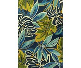 Lush Living Rug Wisteria Nouveau Shaggy - Blue - 70 x 110cm - Pack of 4