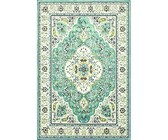 Lush Living Rug Wisteria Nouveau Shaggy - Blue - 70 x 110cm - Pack of 4