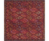 Apadana M-Nain Runner Dark Red with Big flower Design (300x80)