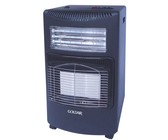 Goldair - 3 Panel Gas Heater with Regulator - Black