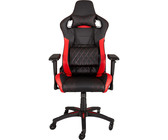 CORSAIR - T1 Race Padded Seat Padded Backrest Office/Computer Chair - Black/Red