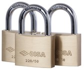 Cisa 60mm Euro Cylinder Nickel, Set of 5 Keyed Alike