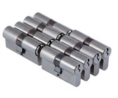 Cisa 50mm Master Keyed Padlock Set of 6