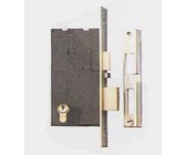 Cisa LL 10 Set 50mm Nickel Lock with Double Throw Deadbolt including cylinder