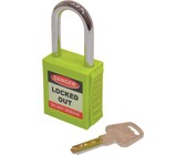 Matlock Safety Padlock Keyed Differently Red
