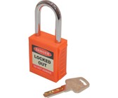 Matlock Safety Padlock Keyed Differently Red