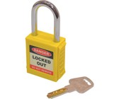 Matlock Safety Padlock Keyed Differently Red