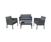 Creative Living Captiva 6-piece Corner Sofa Set Grey