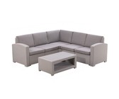 Creative Living Captiva 6-piece Corner Sofa Set Grey