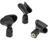 Samson MC1 Microphone Clip (3-Pack) (Black)