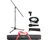 Audio Technica AT2010 Cardioid Condenser Handheld Vocal Microphone (Black)