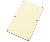 Allparts PG-0557 Electric Guitar 3-Ply Backplate with Slotted Hole (White)