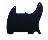 Allparts Electric Guitar 5-Hole 1-Ply Pickgaurd for Fender Telecaster Style Guitars (Parchment)