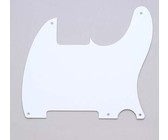 Allparts Electric Guitar 5-Hole 1-Ply Pickgaurd for Fender Telecaster Style Guitars (Parchment)