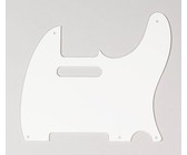 Allparts Electric Guitar 5-Hole 1-Ply Pickgaurd for Fender Telecaster Style Guitars (Parchment)