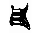 Allparts Electric Guitar 8-Hole 3-Ply Pickgaurd for Fender Telecaster SS Style Guitars (Black)