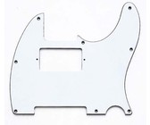 Allparts Electric Guitar 8-Hole 3-Ply Pickgaurd for Fender Telecaster SS Style Guitars (Black)