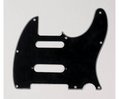 Allparts Electric Guitar 8-Hole 3-Ply Pickgaurd for Fender Telecaster SS Style Guitars (Black)