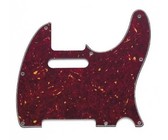 Allparts Electric Guitar 8-Hole 3-Ply Pickgaurd for Fender Telecaster Style Guitars (Vintage Red Tortoise Shell)