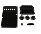 Gotoh UKB Ukulele Machine Head Set with Black Oval Buttons (Nickel)