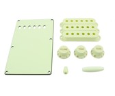 Allparts Bass Guitar 13-Hole 3-Ply Pickgaurd for Fender Precision Bass Style Guitars (Mint Green)