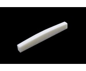 Allparts Electric Guitar Flat Bottom Blank Bone Nut for Fender Guitars (White)