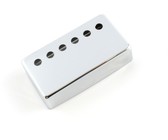 Allparts Electric Guitar Nickel-Silver 53mm String Spacing Humbucker Pickup Cover Set (Chrome)