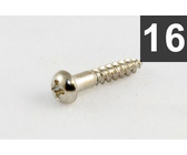 Allparts Guitar Short Machine Head Button Screws - Gold (Pack of 6)