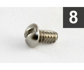 Allparts Guitar Short Machine Head Button Screws - Gold (Pack of 6)