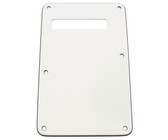 Allparts PG-0557 Electric Guitar 3-Ply Backplate with Slotted Hole (White)