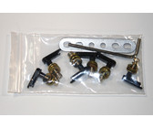 Gotoh Guitar 3 A-Side Machine Heads Set with Large Buttons (Gold)