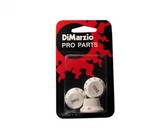 Q-Parts Guitar 14.6mm Tall Acrylic Green Pearloid Mini Control Knob with Set Screw (Chrome)