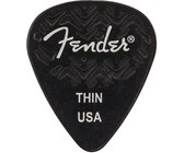 Fender Wavelength 351 Thin .46mm Celluloid Pick (Black)