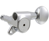 Gotoh Guitar 3 A-Side Machine Heads Set with Large Buttons (Gold)