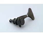 Gotoh UKB Ukulele Machine Head Set with Black Oval Buttons (Nickel)