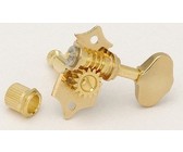 Gotoh SG381-MGT Electric Guitar 3 A-Side Locking Machine Heads Set (Black)
