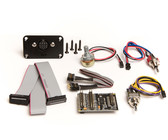Sperzel Left-Handed Electric Guitar 6 In-Line Locking Machine Heads Set with Locking Knob (Satin Chrome)
