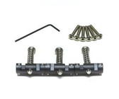 Allparts Electric Guitar Ebony Humbucker Pickup Cover Set with Mounting Ring - No Holes (Natural)