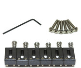 Allparts Electric Guitar Ebony Humbucker Pickup Cover Set with Mounting Ring - No Holes (Natural)