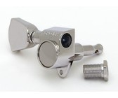 Gotoh SG381-MGT Electric Guitar 3 A-Side Locking Machine Heads Set (Black)