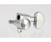 Gotoh SG381-MGT Electric Guitar 3 A-Side Locking Machine Heads Set (Black)